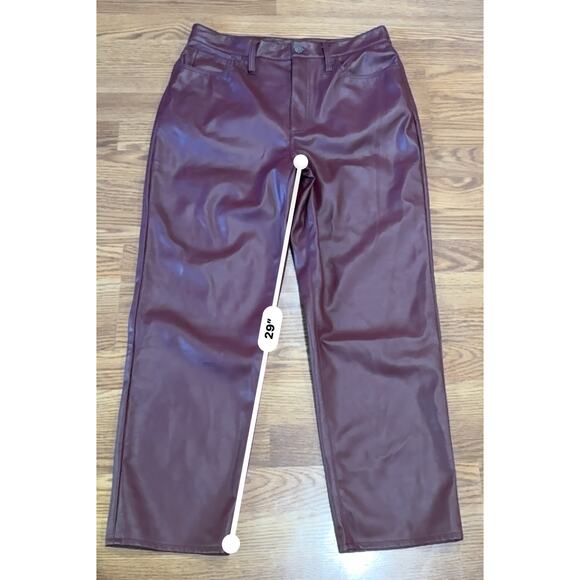 MADEWELL  Perfect Vintage Dark Cabernet Straight Jean size 31 - Picture 6 of 11